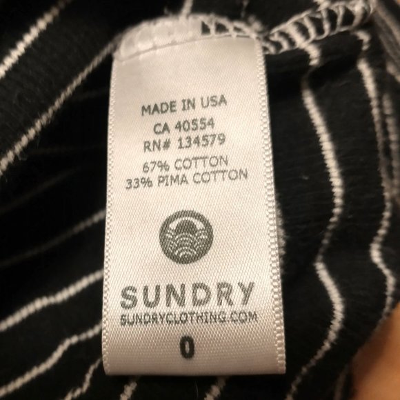 Sundry Striped Vintage Tee - Picture 5 of 6